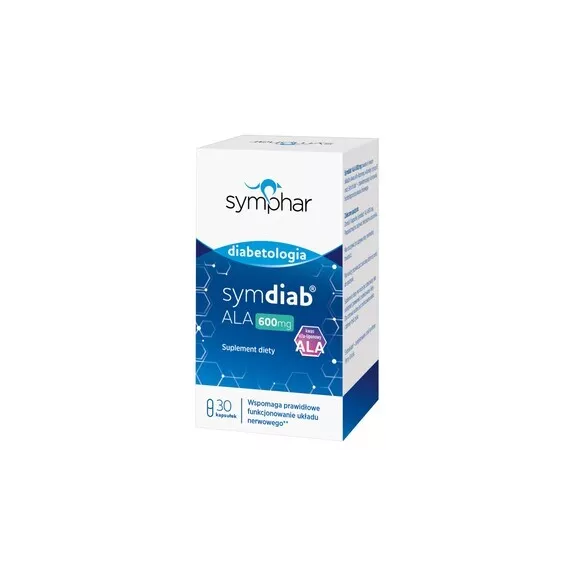 Symdiab ALA, 600 mg, kapsułki, 30 szt. - zdjęcie produktu