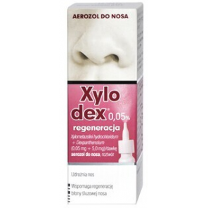 Xylodex 0,05%, aerozol do nosa, dla dzieci od 2-6 lat, 10 ml - zdjęcie produktu