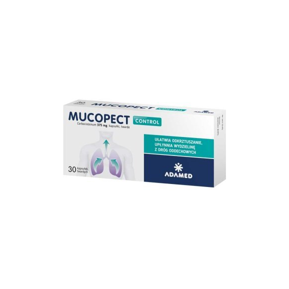 Mucopect Control 375 mg, 30 kaps. - zdjęcie produktu