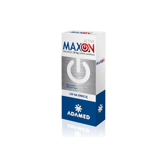 Maxon Active, 25 mg, tabletki powlekane, 8 szt. - zdjęcie produktu
