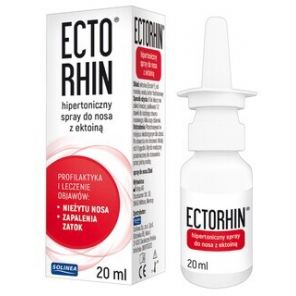 Ectorhin, spray do nosa z ektoiną, hipertoniczny, 20 ml - zdjęcie produktu