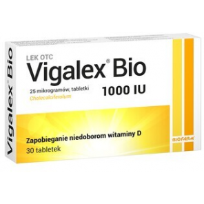 Vigalex Bio, 1000 IU, tabletki, 30 szt. - zdjęcie produktu