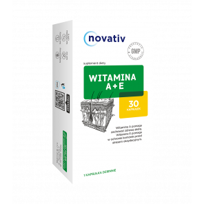 Novativ Witamina A+E, 30 kaps. - zdjęcie produktu