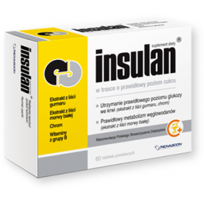 Insulan, tabletki powlekane, 60 szt. - zdjęcie produktu