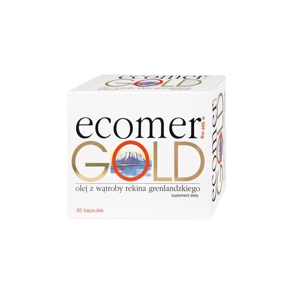 Ecomer Gold, 500 mg, kapsułki, 60 szt. - zdjęcie produktu
