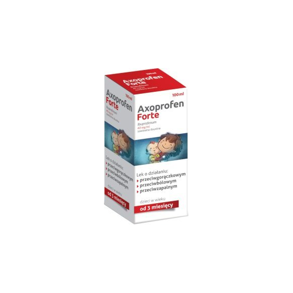 Axoprofen Forte 40 mg/ ml, zawiesina doustna od 3 miesiąca, 100 ml - zdjęcie produktu