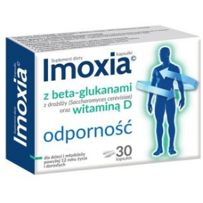 Imoxia odporność z beta-glukanami i witaminą D, 30 kaps. - zdjęcie produktu