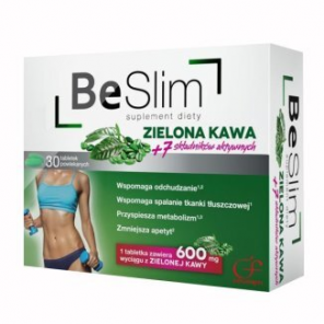 Be Slim Zielona Kawa, tabletki powlekane, 30 szt. - zdjęcie produktu