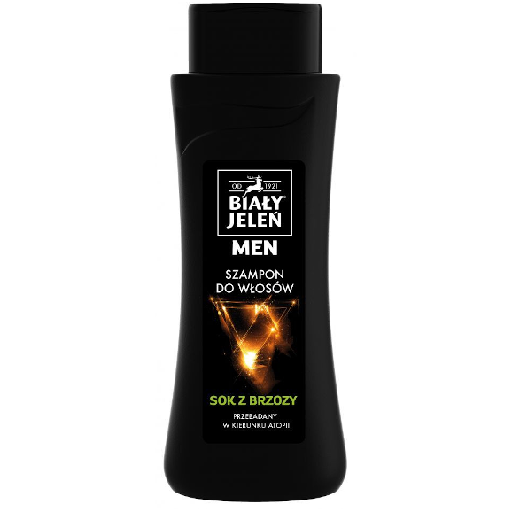 Biały Jeleń Men, hipoalergiczny szampon do włosów brzoza, 300 ml - zdjęcie produktu