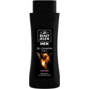 Biały Jeleń Men, żel & szampon z łopianem, 300 ml - zdjęcie produktu