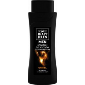 Biały Jeleń Men, szampon przeciwłupieżowy do włosów z ekstraktem z chmielu, 300 ml - zdjęcie produktu