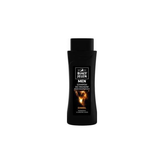 Biały Jeleń Men, szampon przeciwłupieżowy do włosów z ekstraktem z chmielu, 300 ml - zdjęcie produktu