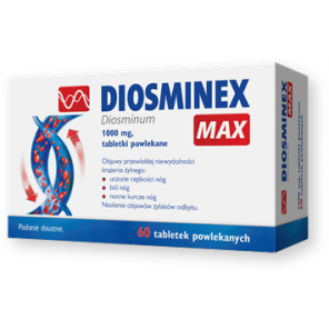 Diosminex Max, 1000 mg, tabletki powlekane, 60 szt - zdjęcie produktu