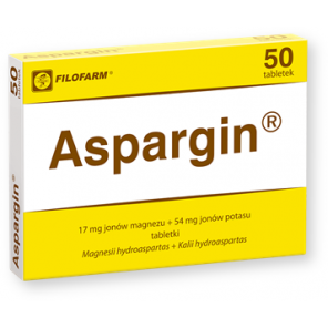 Aspargin, 250 mg + 250 mg, tabletki, 50 szt. (Filofarm) - zdjęcie produktu