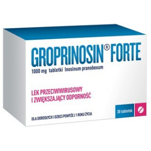 Groprinosin Forte, 1000 mg, tabletki, 30 szt. - zdjęcie produktu