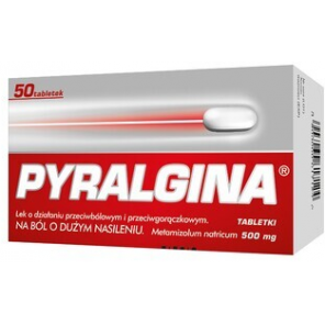 Pyralgina, 500 mg, tabletki, 50 szt. - zdjęcie produktu