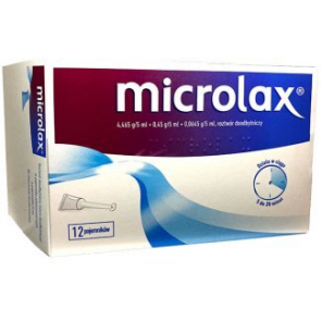 Microlax, roztwór doodbytniczy, 12 pojemników - zdjęcie produktu