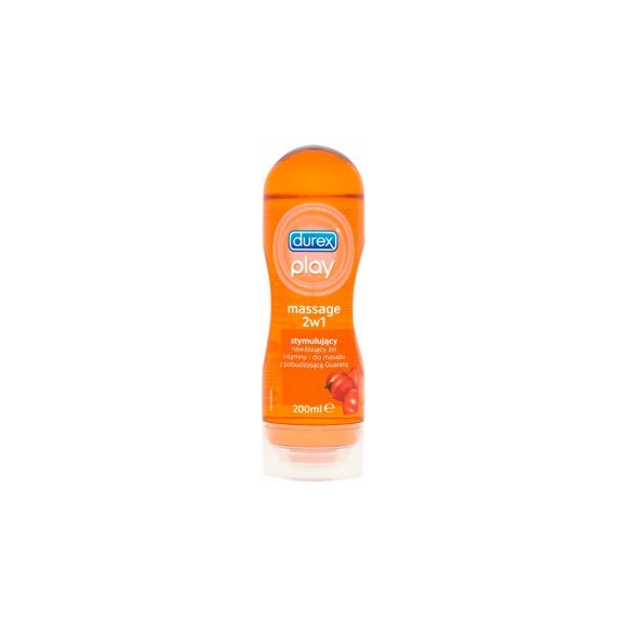 Durex Play, stymulujący żel intymny i do masażu, 2 w 1, guarana, 200 ml Durex Play, stymulujący żel intymny i do masażu, 2 w 1, guarana, 200 ml - zdjęcie produktu