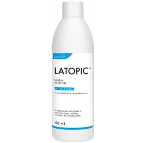 Latopic Probiotic Emollient, aktywna emulsja do kąpieli, od 1 dnia życia, 400 ml - zdjęcie produktu