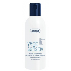 Ziaja Yego Sensitiv, woda po goleniu na zacięcia i podrażnienia dla mężczyzn, 200 ml - zdjęcie produktu