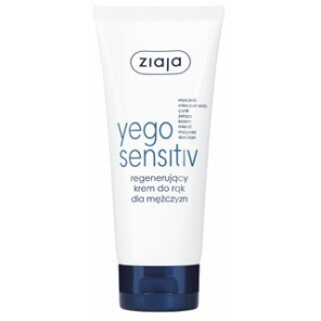 Ziaja Yego Sensitiv, regenerujący krem do rąk dla mężczyzn, 75 ml - zdjęcie produktu