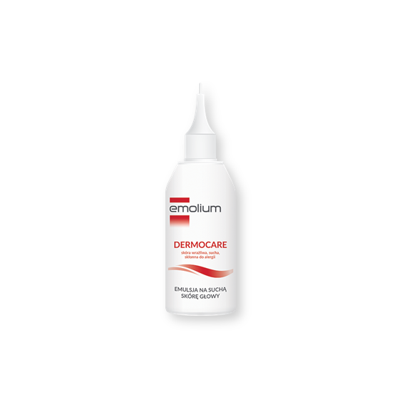 Emolium Dermocare, emulsja na suchą skórę głowy, od 3 roku życia, 100 ml Emolium Dermocare, emulsja na suchą skórę głowy, od 3 roku życia, 100 ml - zdjęcie produktu