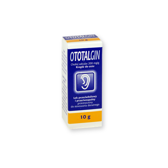 Ototalgin, 200 mg/g, krople do uszu, 10 g - zdjęcie produktu