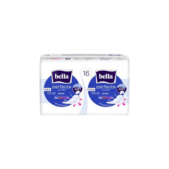 Bella Perfecta Ultra Maxi Blue, podpaski higieniczne, 16 szt. - zdjęcie produktu