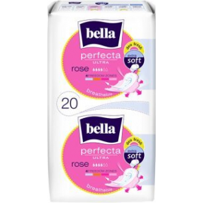 Podpaski Bella Perfecta Ultra, ROSE, 2 x 10 szt. - zdjęcie produktu