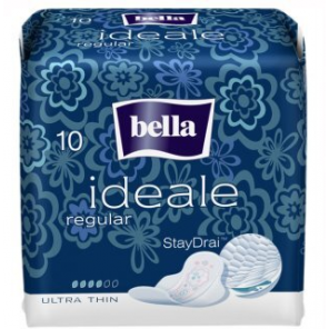 Bella Ideale, podpaski higieniczne, ultracienkie, StayDrai, Regular, 10 szt. - zdjęcie produktu