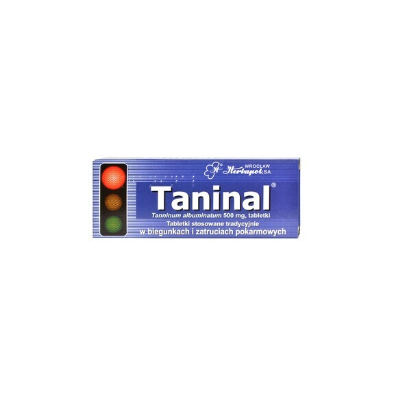 Taninal, 500 mg, tabletki, 20 szt. - zdjęcie produktu