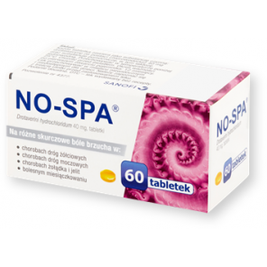 No-Spa, 40 mg, tabletki, 60 szt. (pojemnik) - zdjęcie produktu