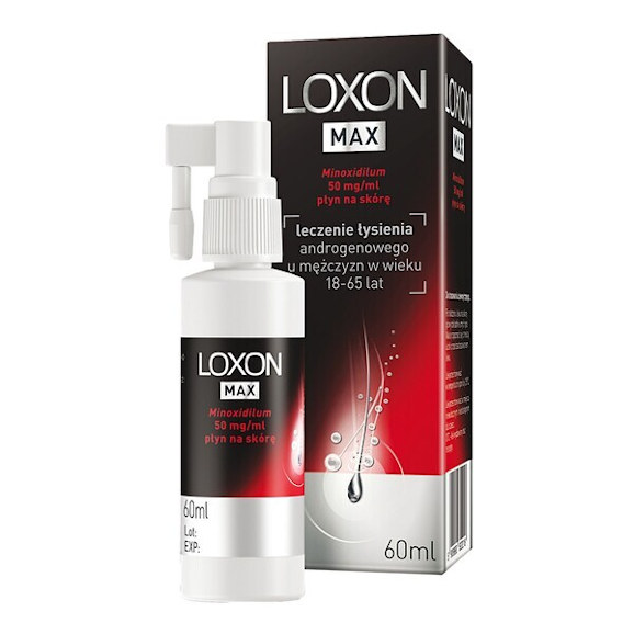 Loxon Max (Loxon 5%), 50 mg/ml, płyn na skórę, 60 ml - zdjęcie produktu