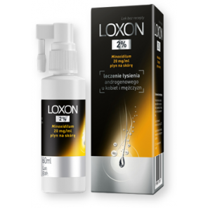 Loxon, 2%, płyn na skórę głowy, 60 ml - zdjęcie produktu