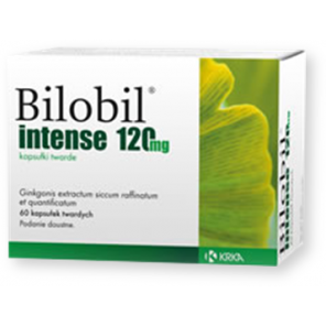 Bilobil Intense, 120 mg, kapsułki twarde, 60 szt. - zdjęcie produktu