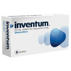 Inventum, 25 mg, tabletki do rozgryzania, żucia, 8 szt. - zdjęcie produktu