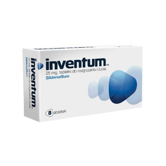 Inventum, 25 mg, tabletki do rozgryzania, żucia, 8 szt. - zdjęcie produktu