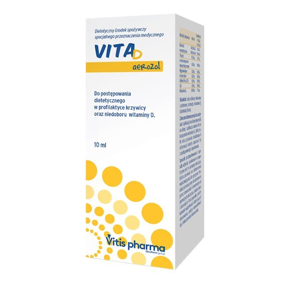 Vita D, aerozol do stosowania w jamie ustnej, 10 ml - zdjęcie produktu