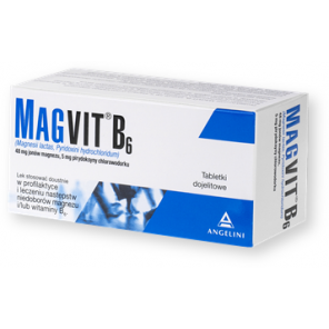 Magvit B6, tabletki dojelitowe, 50 szt. - zdjęcie produktu