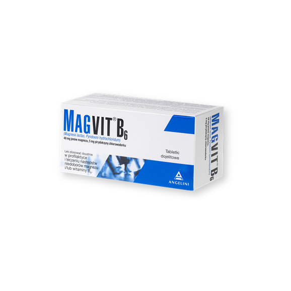 Magvit B6, tabletki dojelitowe, 50 szt. - zdjęcie produktu