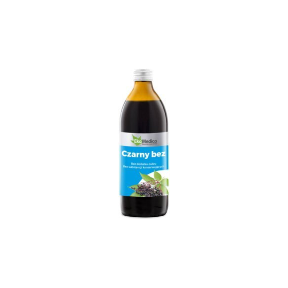 Czarny Bez, sok, 500 ml (EkaMedica) - zdjęcie produktu
