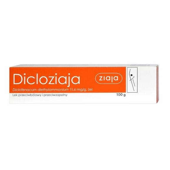Dicloziaja, 11,6 mg/g, żel, 100 g - zdjęcie produktu