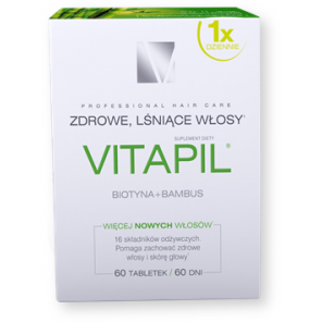 Vitapil, biotyna + bambus, kapsułki, 60 szt. - zdjęcie produktu
