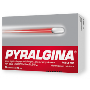 Pyralgina, 500 mg, tabletki, 6 szt. - zdjęcie produktu