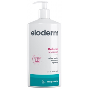 Eloderm, balsam nawilżający do ciała, od 1 dnia życia, 400 ml - zdjęcie produktu