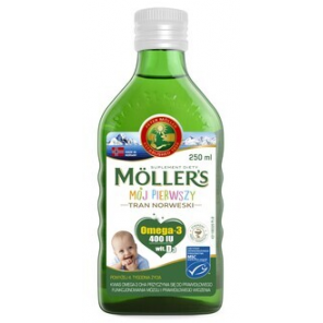 Mollers Mój Pierwszy Tran Norweski, płyn, 250 ml - zdjęcie produktu