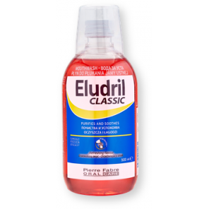 Eludril classic, oczyszczający i łagodzący płyn do płukania jamy ustnej, 500 ml - zdjęcie produktu
