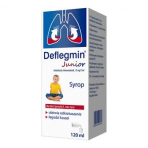 Deflegmin Junior, syrop, 120 ml - zdjęcie produktu