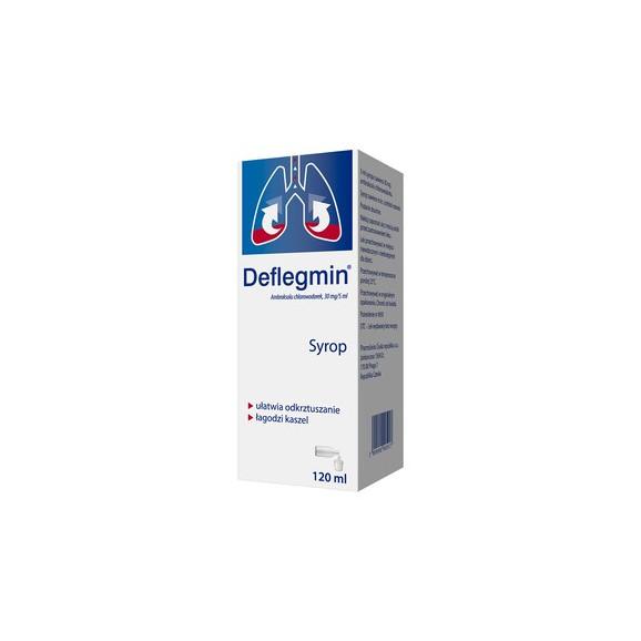 Deflegmin, 30 mg/5 ml, syrop, 120 ml - zdjęcie produktu