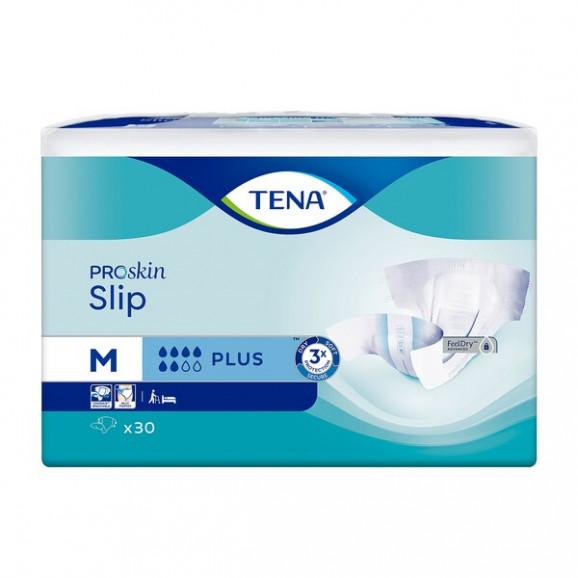 TENA Slip ProSkin Plus, pieluchomajtki, medium, 30 szt. - zdjęcie produktu
